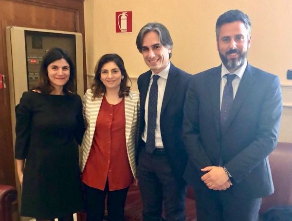 M5S, Falcomatà a Roma incontra il viceministro all'economia Castelli