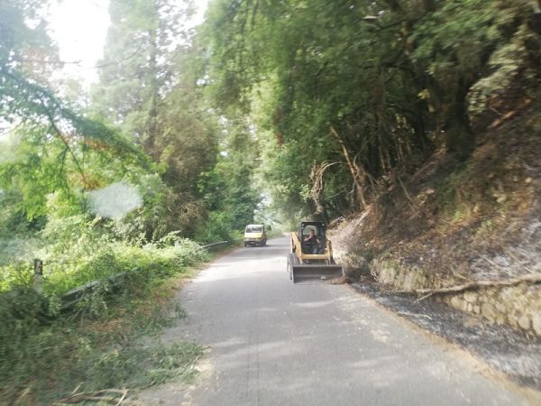 Città Metropolitana, chiusura strada in località Zomaro
