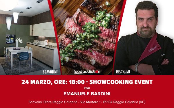 Eventi: Sabato 24 marzo lo show cooking del food coach Emanuele Bardini