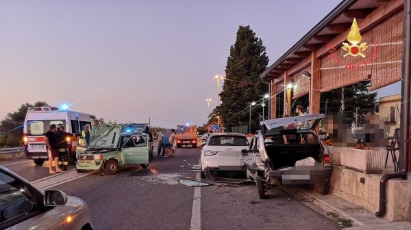 Vigili del Fuoco Soverato, incidente stradale