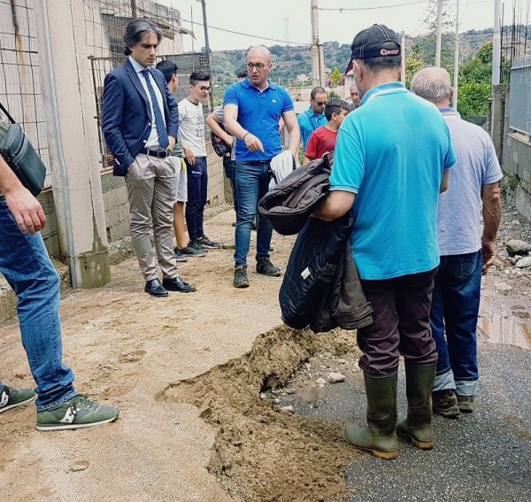 Comune di Reggio Calabria, frana a Salice
