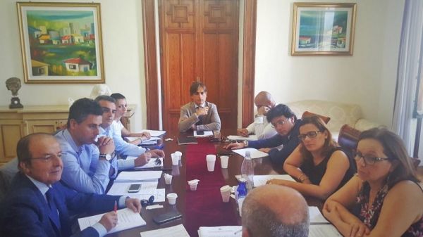 Comune di Reggio Calabria, riunione di Giuta