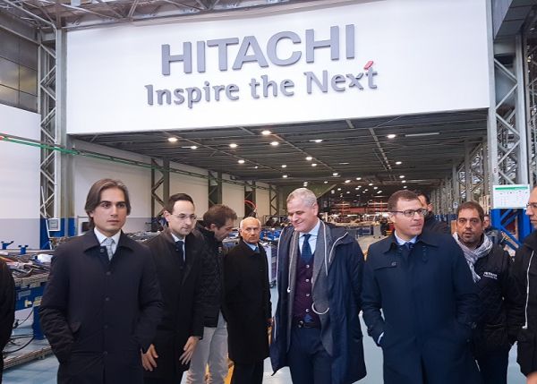 Comune di Reggio Calabria, Falcomatà elogia lo stabilimento Hitachi