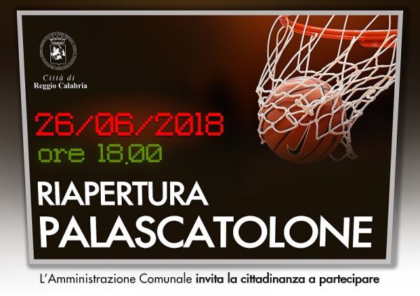 Comune di Reggio Calabria, riapertura del PalaScatolone